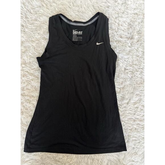 Nike Dri Fit Women’s Sz. S Classic Black Tank Top. Comfortable - Picture 1 of 8
